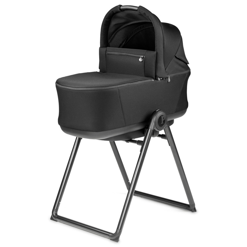 Peg Perego Pop Up Bassinet with Stand for City Loop (One Box) – True Black