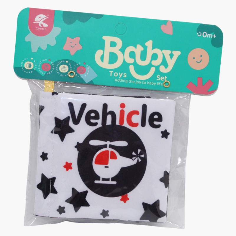 Sensory Soft Book for Learning – Vehicles
