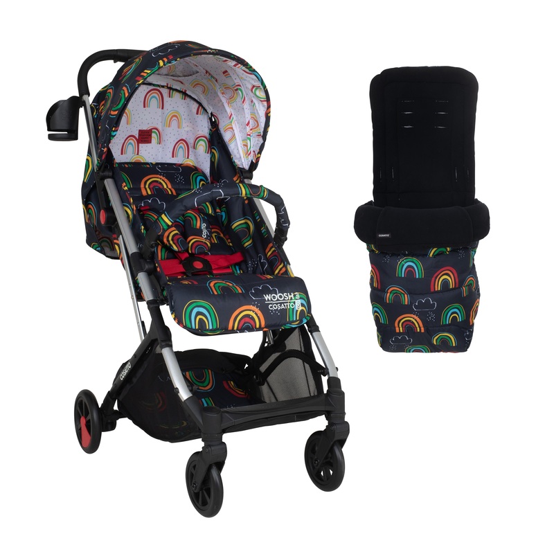 Woosh 3 with Footmuff Bundle Disco Rainbow