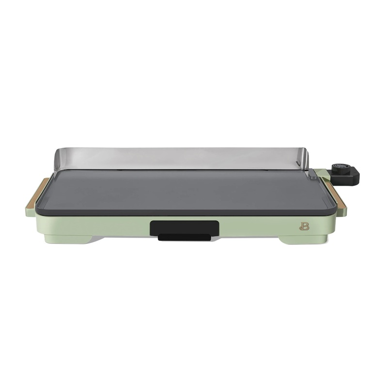 Beautiful by Drew Barrymore Extra Large Nonstick Electric Griddle- Sage Green (See Description)