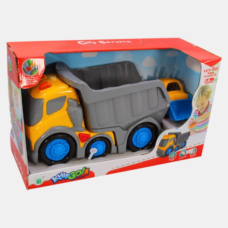 DHTS10361JCity Service 31Cm Slip Car With Light And Sound