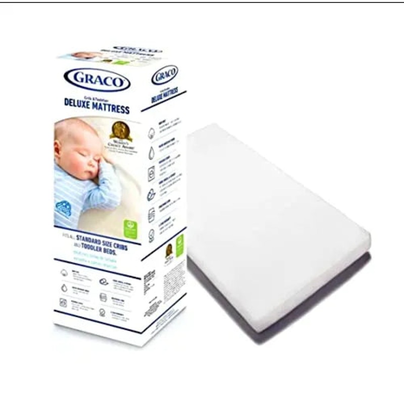 Graco Deluxe Foam Crib and Toddler Mattress