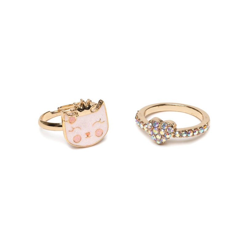 Great Pretenders Boutique Kitty Love Ring Set