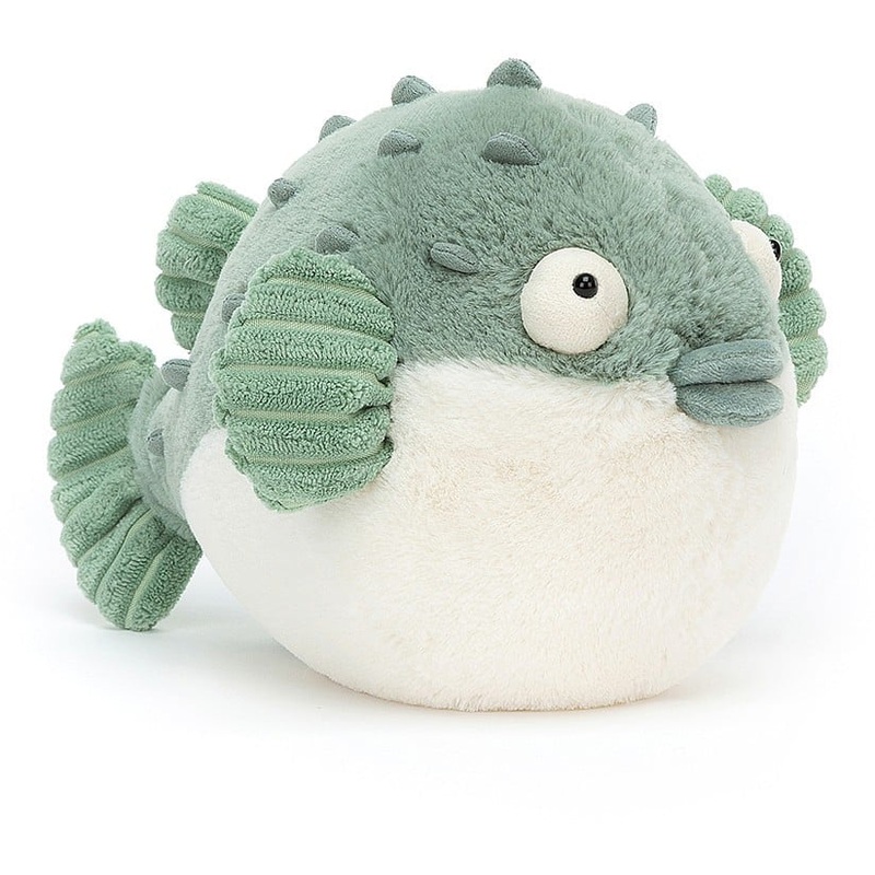 Jellycat Pacey Pufferfish, 9″