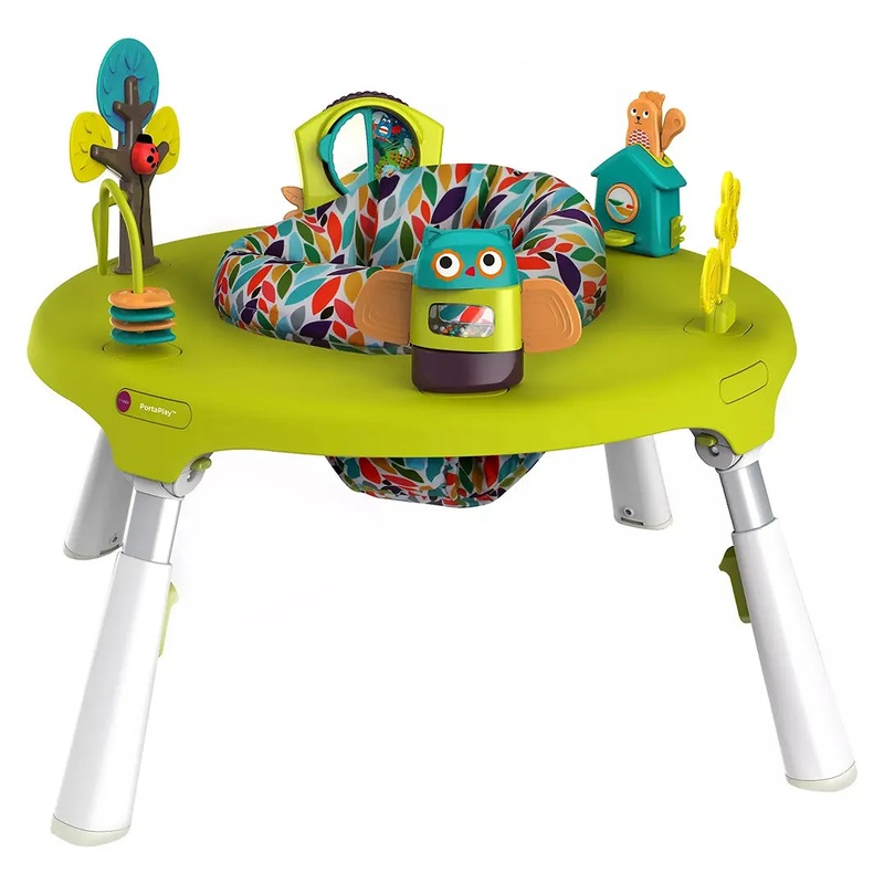 PortaPlay 4 in 1 Foldable Activity Center  Forest Friends
