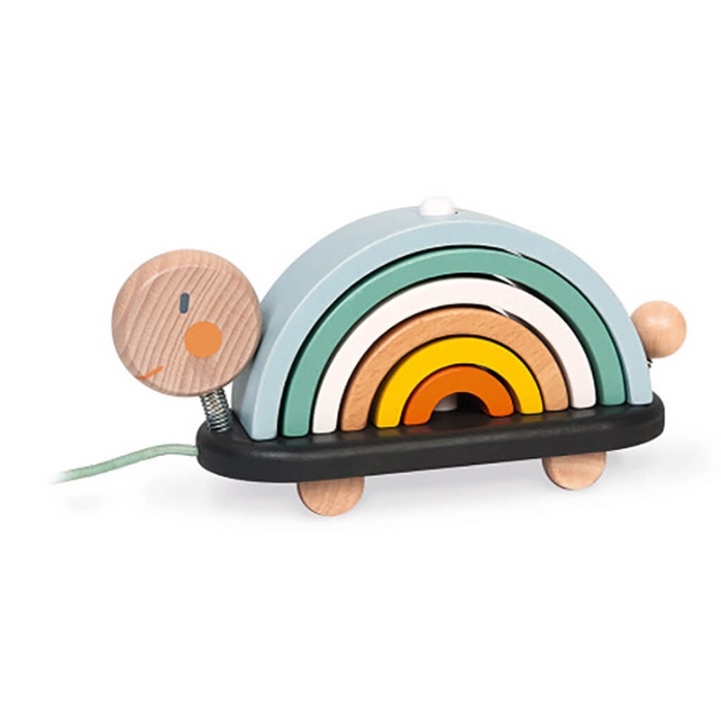 Sweet Cocoon Rainbow Turtle Wooden Toy