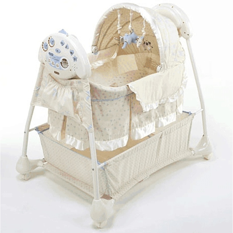 The First Years Sway ‘n Soothe Auto-Rocking Bassinet