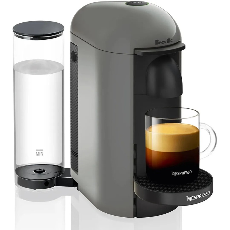 VertuoPlus Coffee and Espresso Maker by Breville – Gray