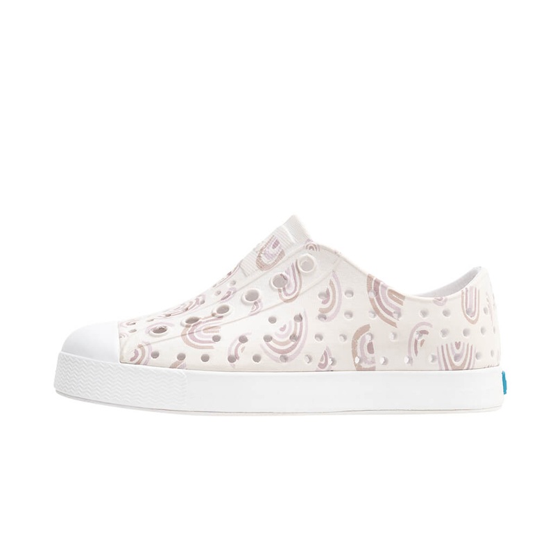 Jefferson Print Kids – Shell White/Barely Flax Rainbow