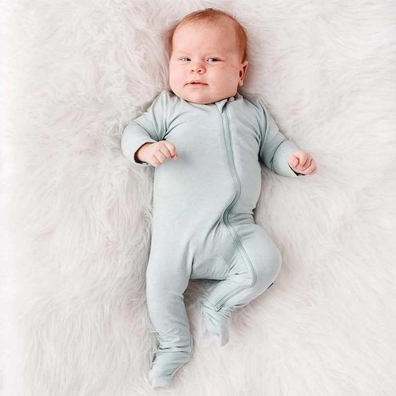 Kyte Baby – Zipper Footie – Sage