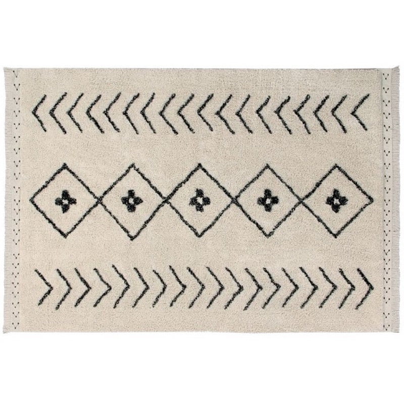 Lorena Canals Bereber Rug – Rhombs (4’7″ x 7’1″)