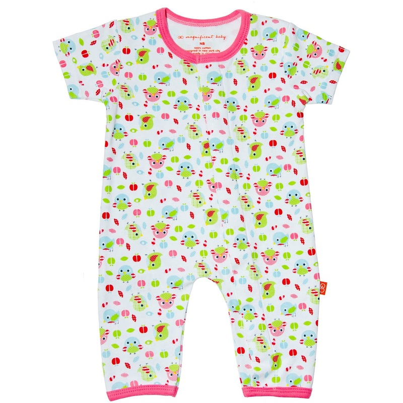 Magnificent Baby Union Suit – Girl’s Bird – 3 Months