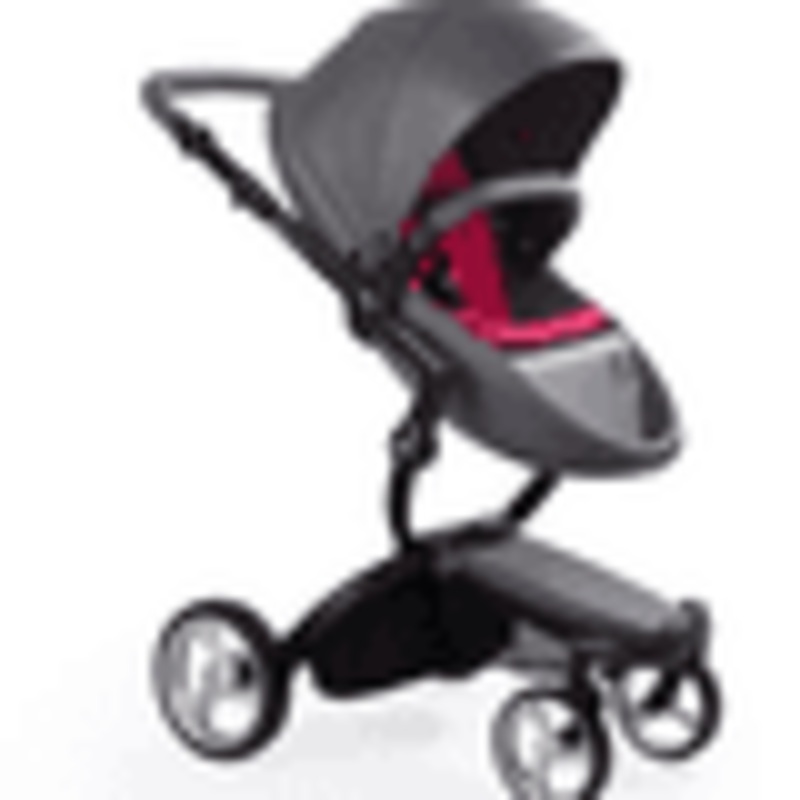 Mima Xari Complete Stroller, Black – Cool Grey / Magenta
