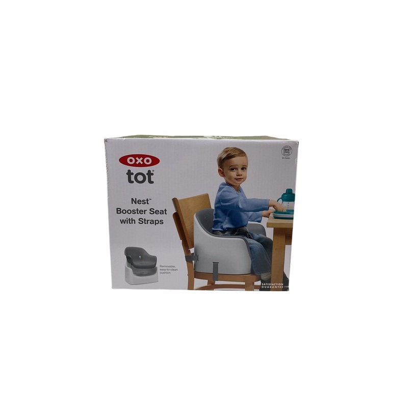 OXO Tot Nest Booster Seat With Straps, Gray