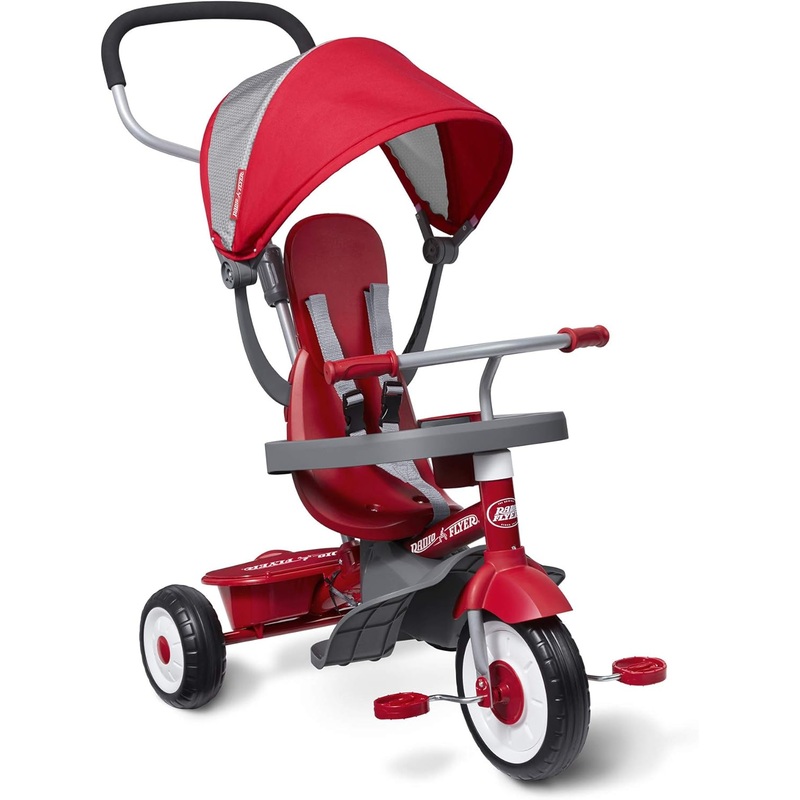 Radio Flyer 4-in-1 Stroll ‘n Trike, 481T, Red