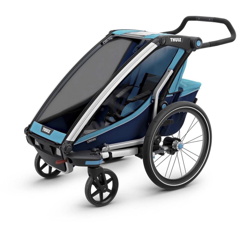 Thule Chariot Cross1 Multisport Trailer + Stroller – Blue
