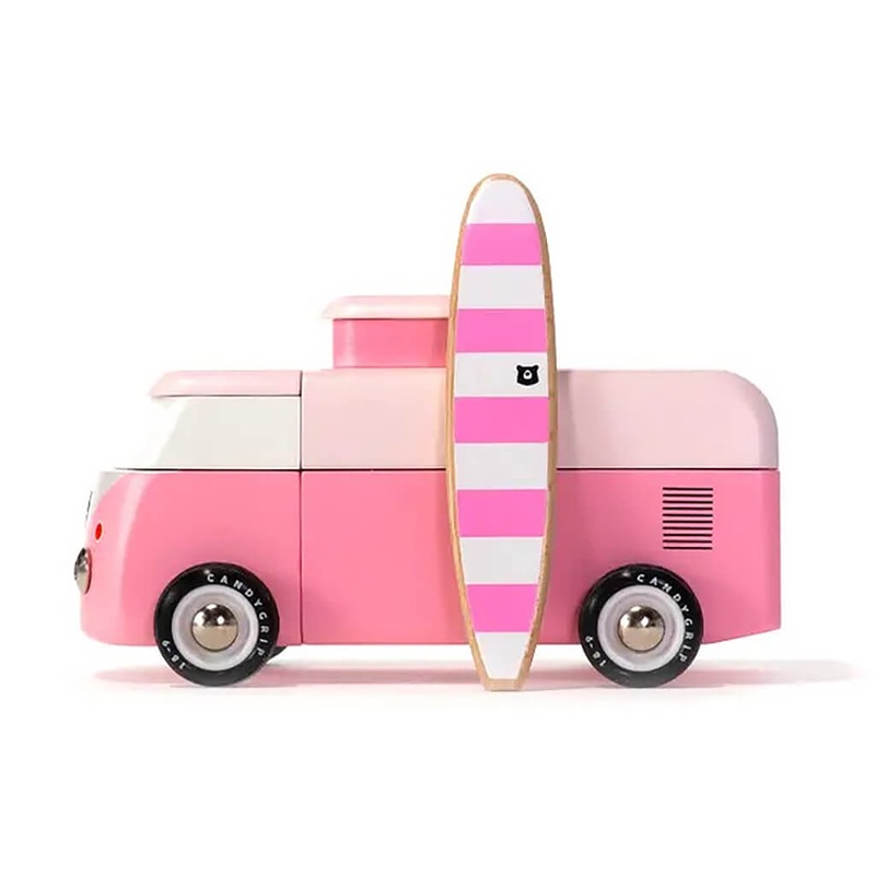 VW Beach Bus Pink
