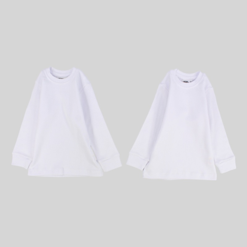 White Long-Sleeved Thermal Top Pack
