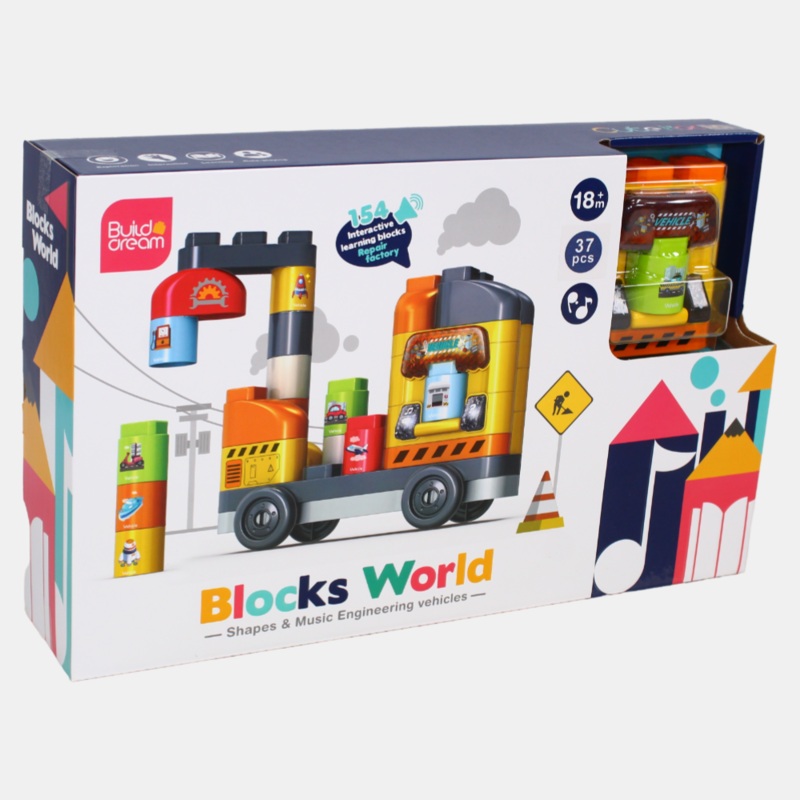 Blocks World  Shapes & Music Engineering Toy