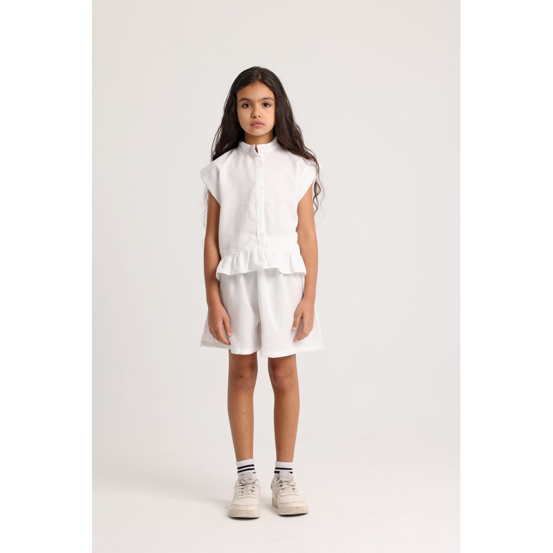 Girls Shorts  Off-White