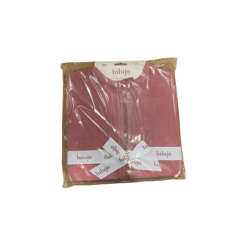 Lulujo Muslin Sleep Sack, Rose, Small
