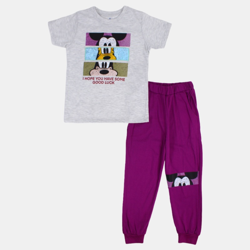 Mickey Mouse & Co. Boys Cotton Pajama Set