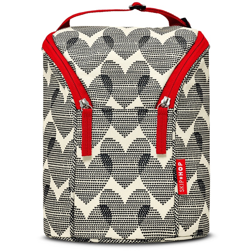 Skip Hop Grab & Go Double Bottle Bag – Hearts