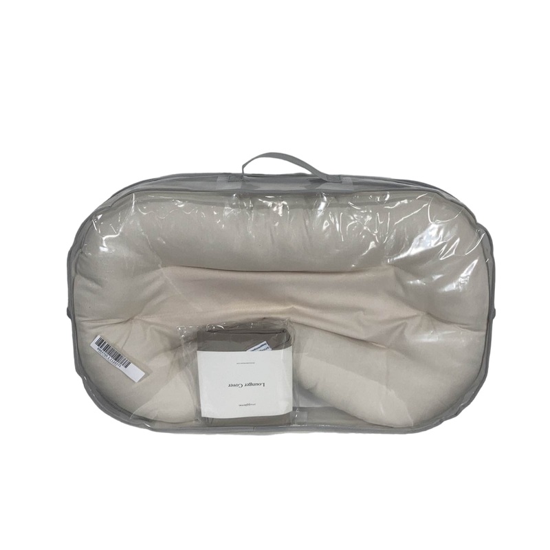 Snuggle Me Organic Sensory Infant Lounger with Cover, Birch