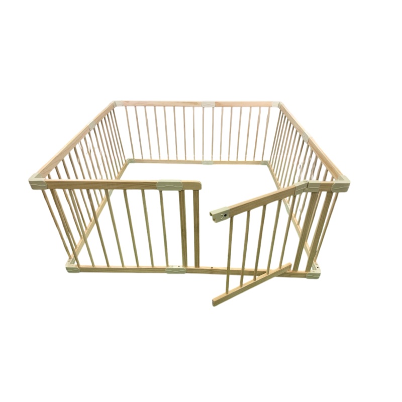 Zupowu Wooden Baby Playpen
