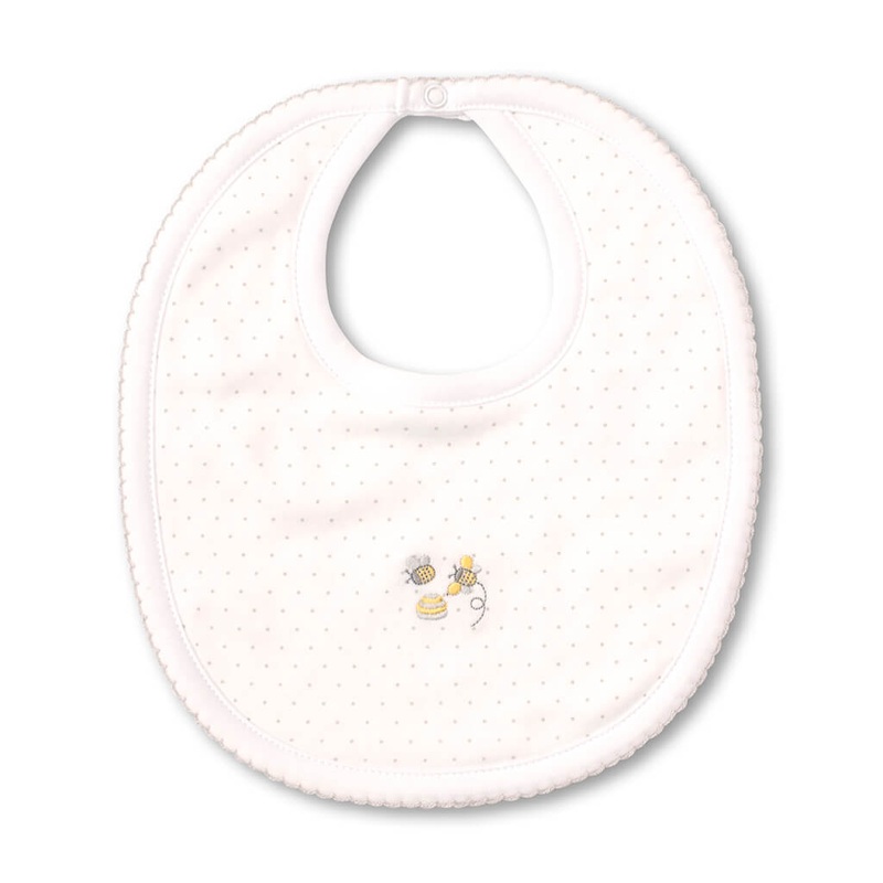 Kissy Kissy Print Bib Buzzing Bees