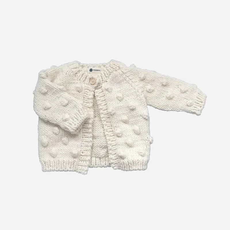 Popcorn Cardigan – Cream
