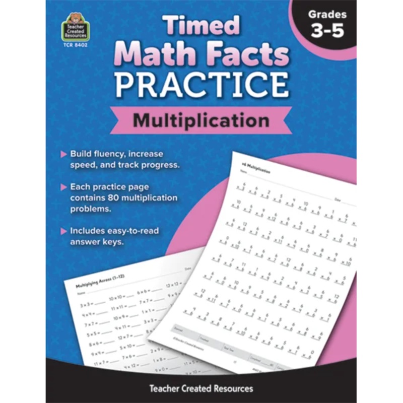 TIMED MATH FACTS PRACTICE: MULTIPLICATION Grades 3-5