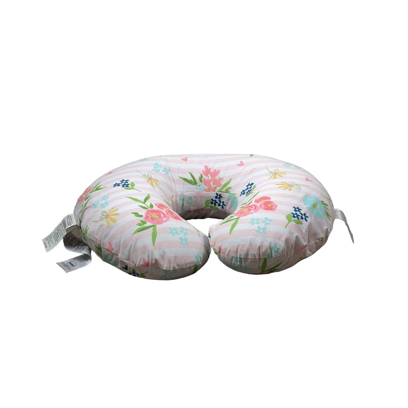 Boppy Nursing and Infant Support Pillow, Pink Floral Stripe