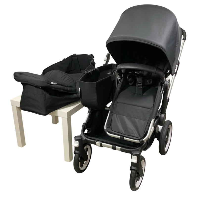 Bugaboo Donkey 5 Mono Stroller, 2024, Aluminum, Midnight Black, Midnight Black