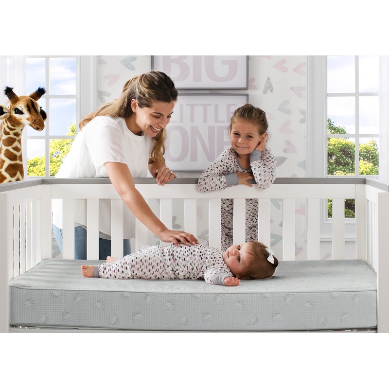 Serta Perfect Slumber Dual Sided Recycled Fiber Core Crib and Toddler Mattress