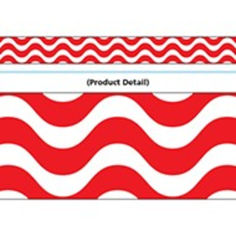 Wavy Red Bolder Border