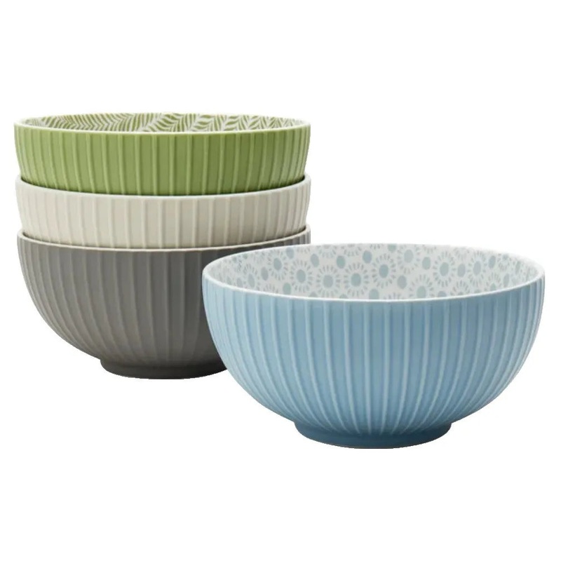 4-Piece All-Purpose Porcelain Bowl Set (See Description)