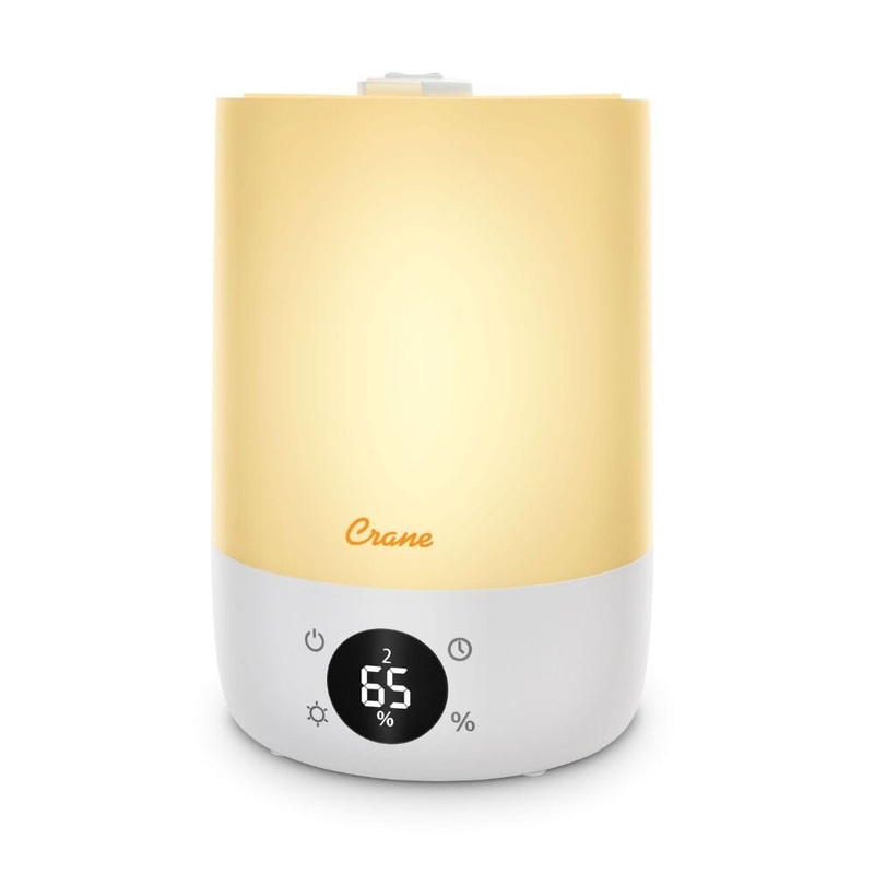 Crane Baby Top Fill Cool Mist Humidifier with Sleep Support Light & Essential Oil Tray