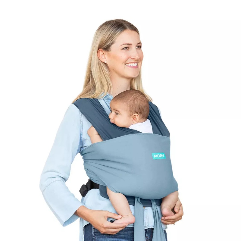 Easy Wrap Baby Carrier – Sea Spray Blue