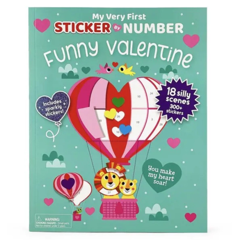 Funny Valentine: My Very First Sticker by Number