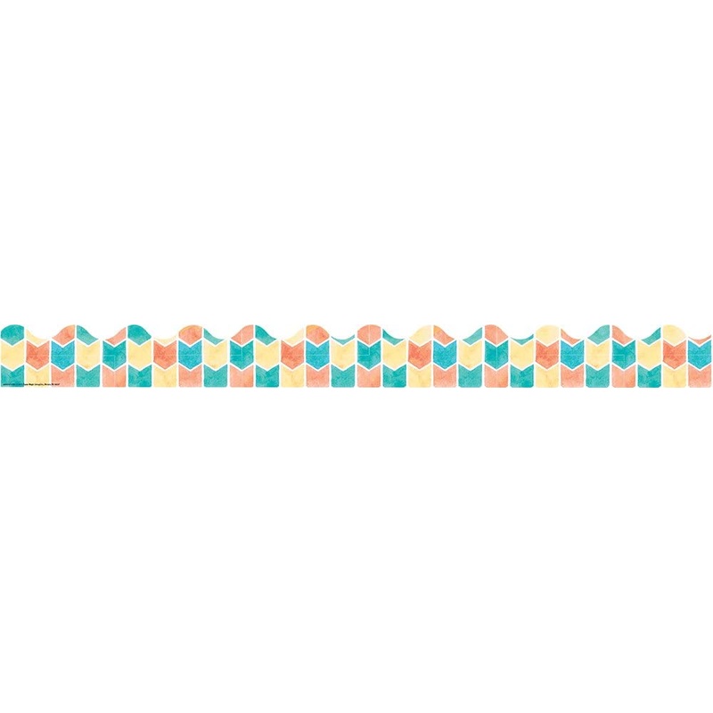 Eureka Confetti Splash Arrows Deco Trim Extra Wide Die Cut(D)