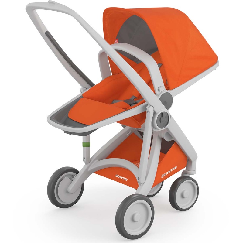 Greentom Reversible Stroller – Grey/Orange