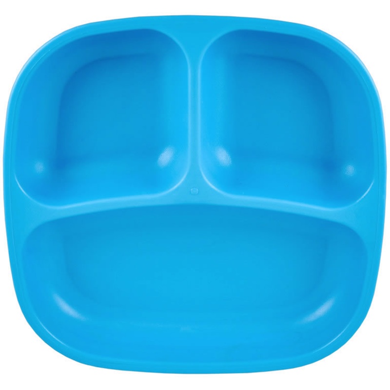 Re-Play 7″ Divided Plate – Sky Blue