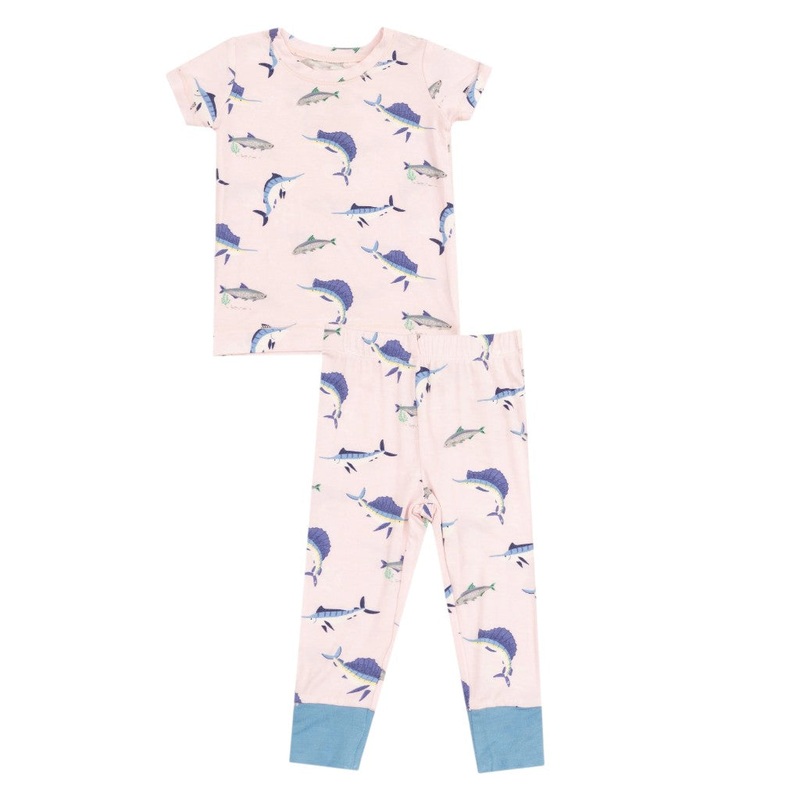 SS Pajama Set Deep Sea Fishing Pink