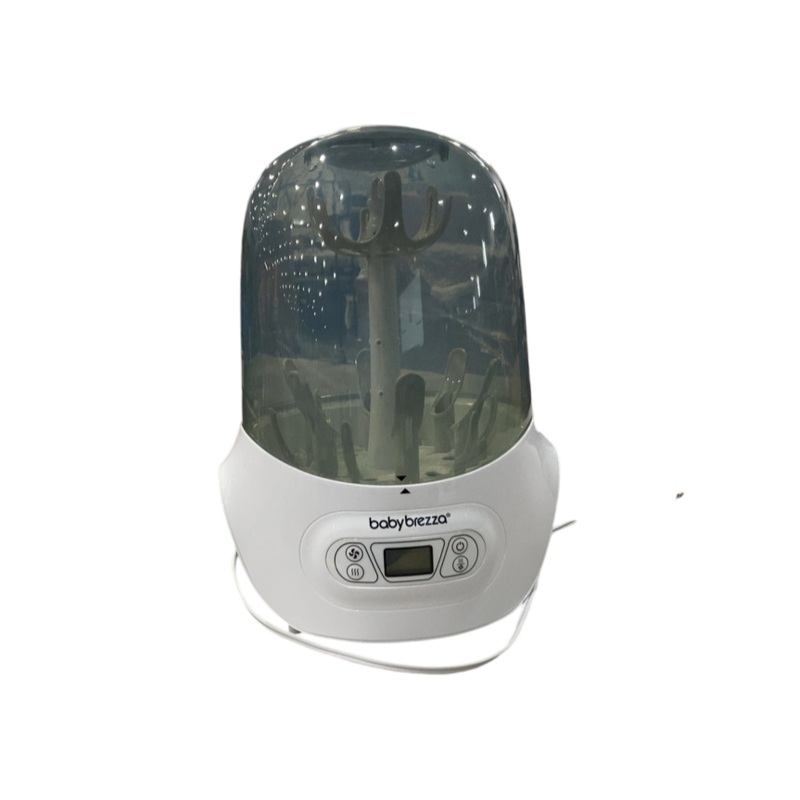 Baby Brezza One Step Baby Bottle Sanitizer and Dryer – Steam Sterilizer, White on White