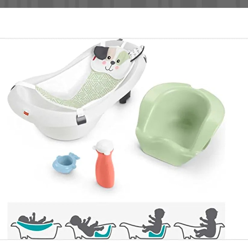 Baby to Toddler Bath 4-in-1 Sling n Seat Tub