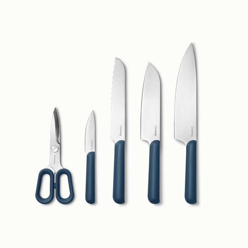 Caraway Home 5pc Knife Set – Navy