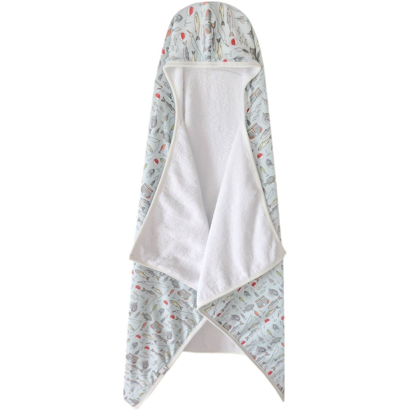 Copper Pearl Premium Big Kid Hooded Towel | Trout