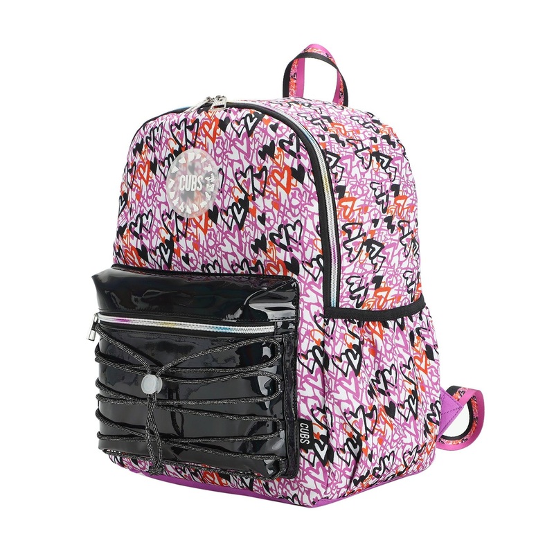 Cubs Colorful Love High School Backpack