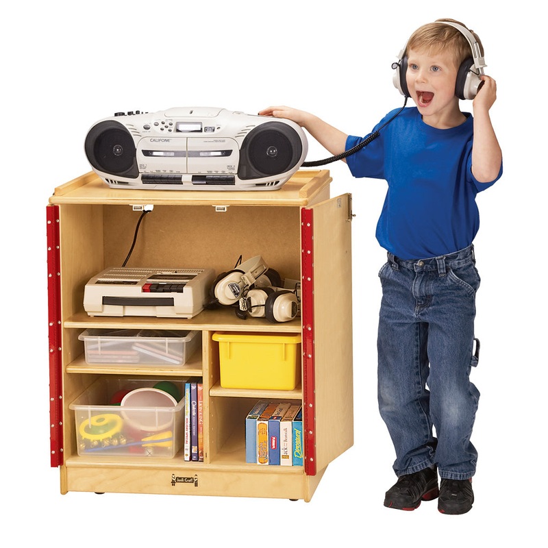 Jonti-Craft Media Cart – Lockable